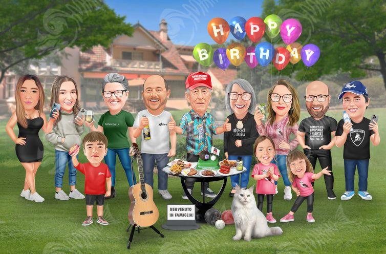 Full Colour Caricatoon