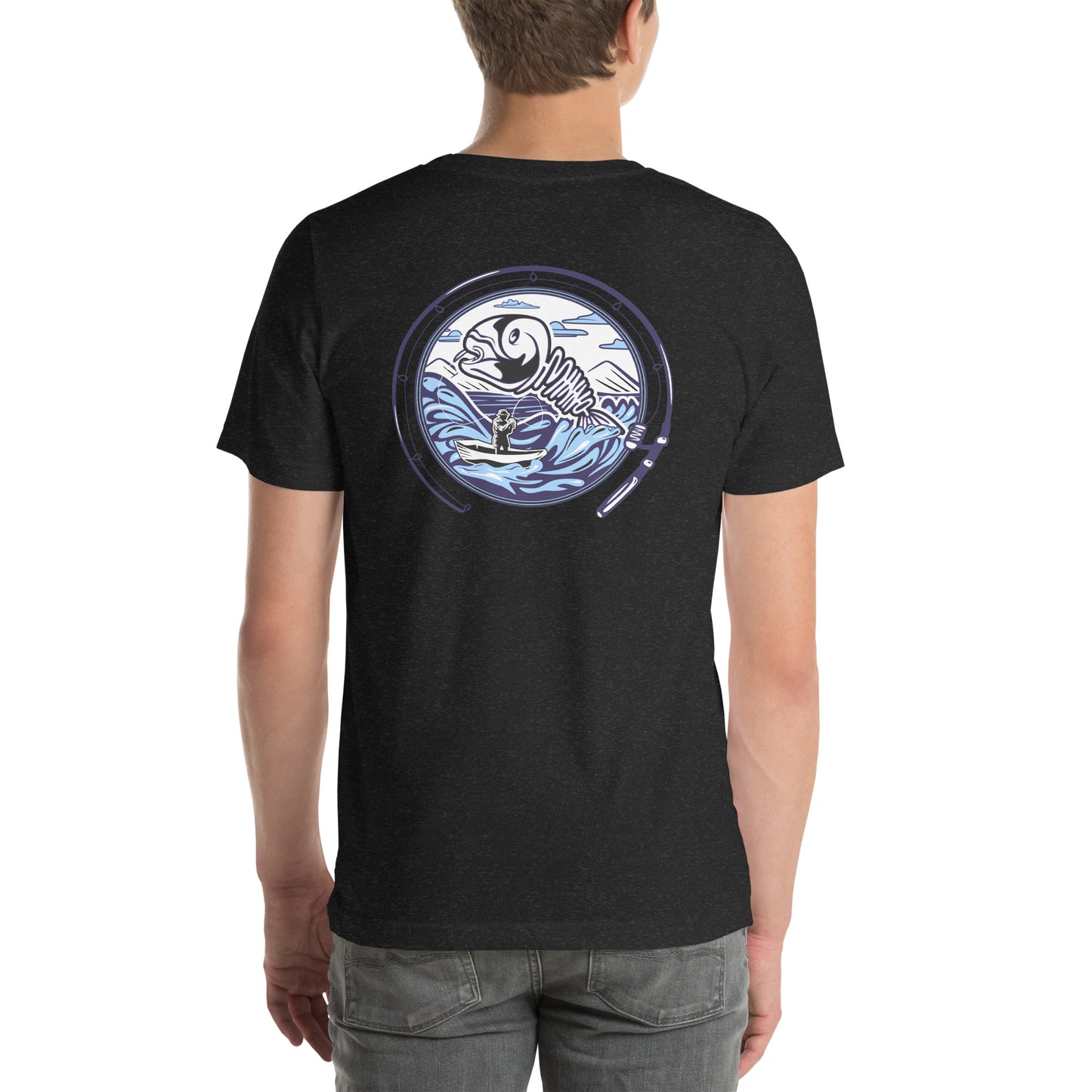 Minno Unisex T-shirt - Fishing (Full Colour)
