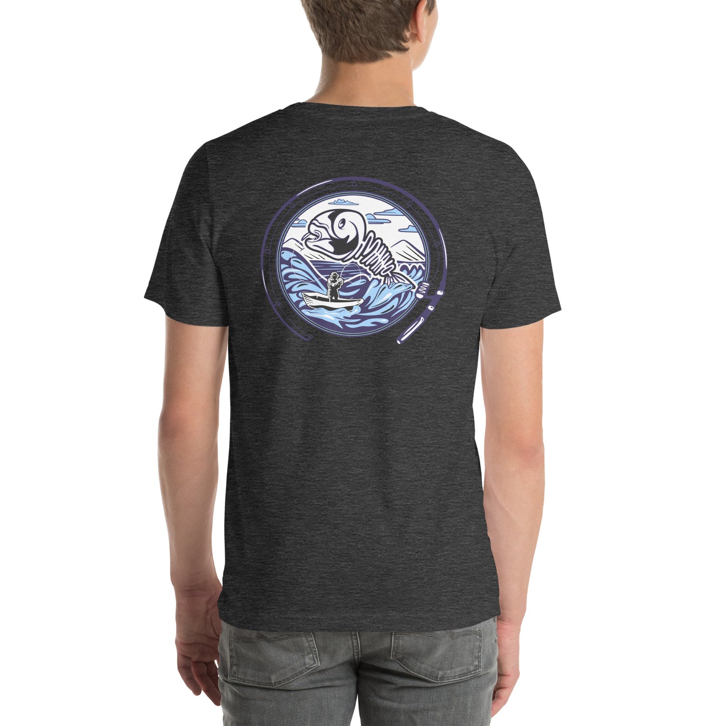 Minno Unisex T-shirt - Fishing (Full Colour)