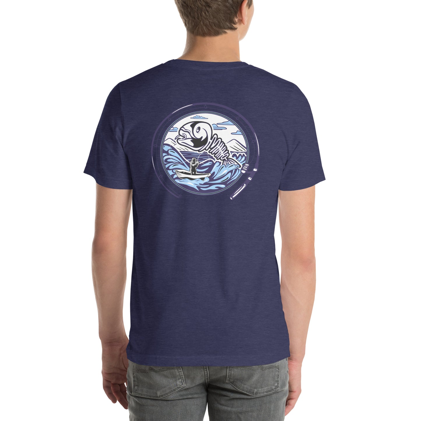 Minno Unisex T-shirt - Fishing (Full Colour)