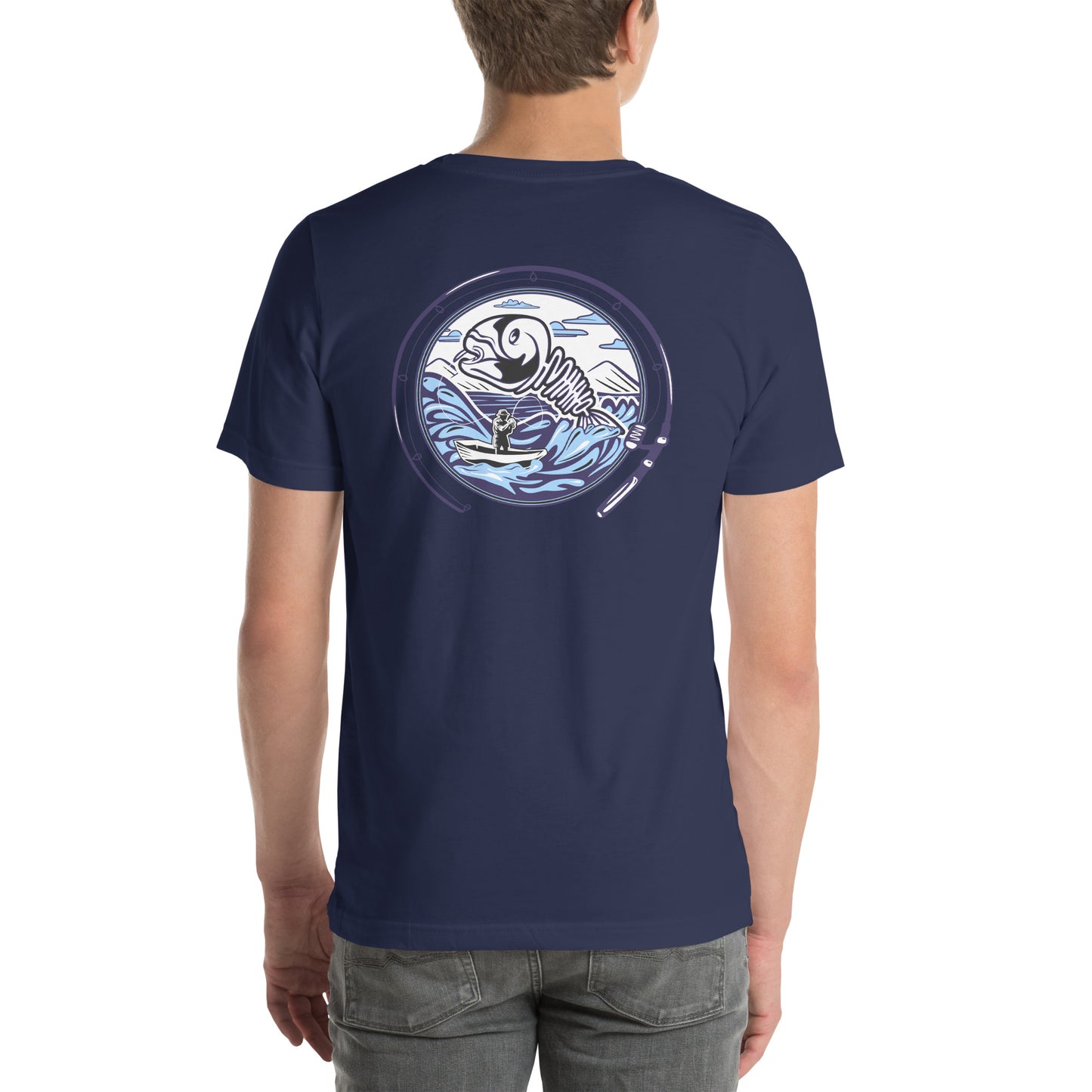 Minno Unisex T-shirt - Fishing (Full Colour)
