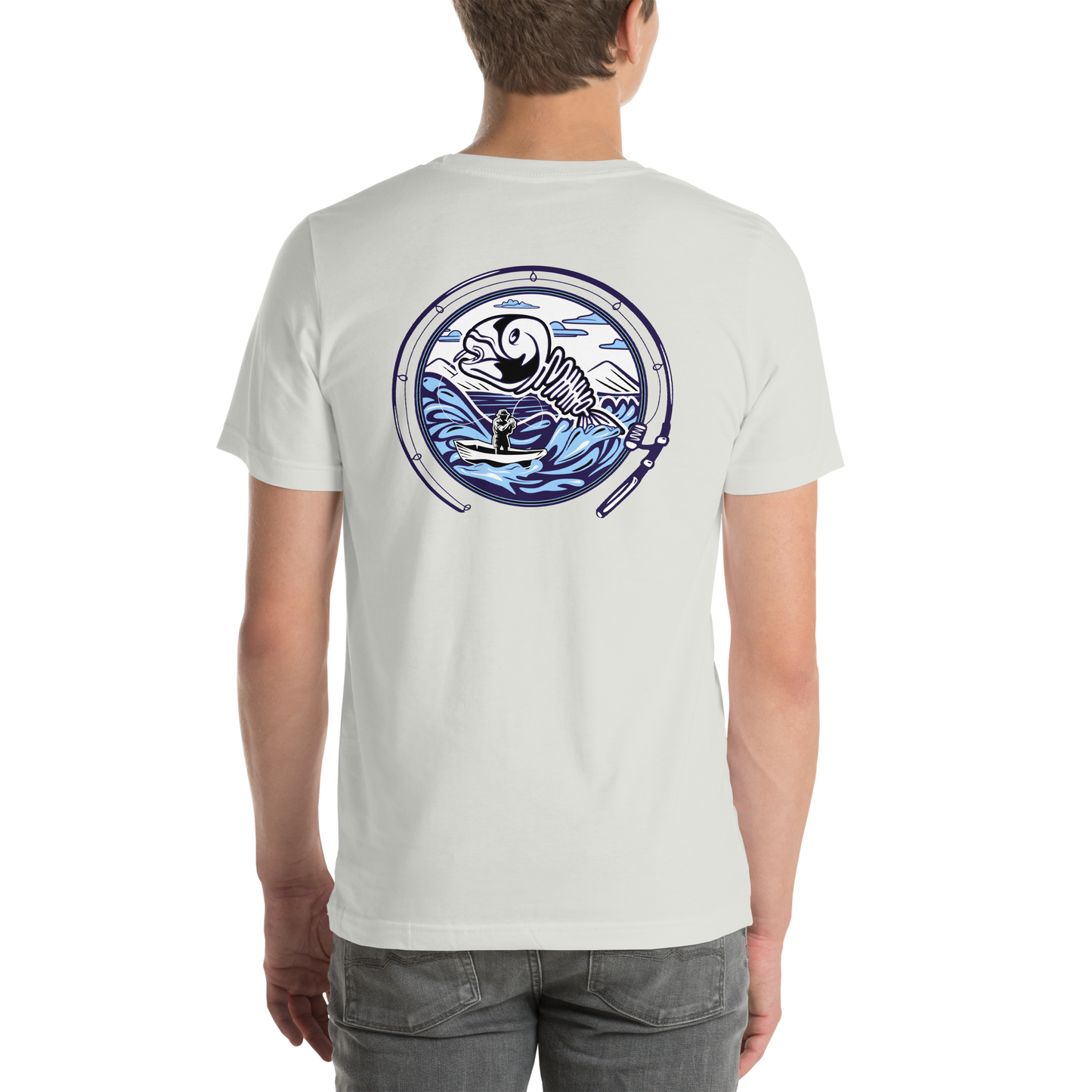 Minno Unisex T-shirt - Fishing (Full Colour)