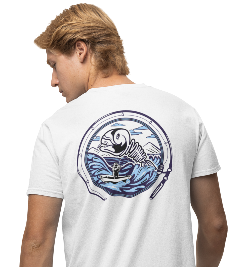 Minno Unisex T-shirt - Fishing (Full Colour)