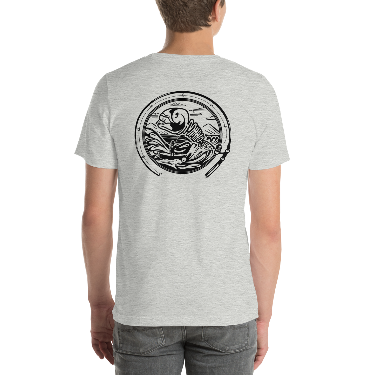 Minno Unisex T-shirt - Fishing (Single Colour)